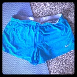 Nike shorts with spanx underneath!